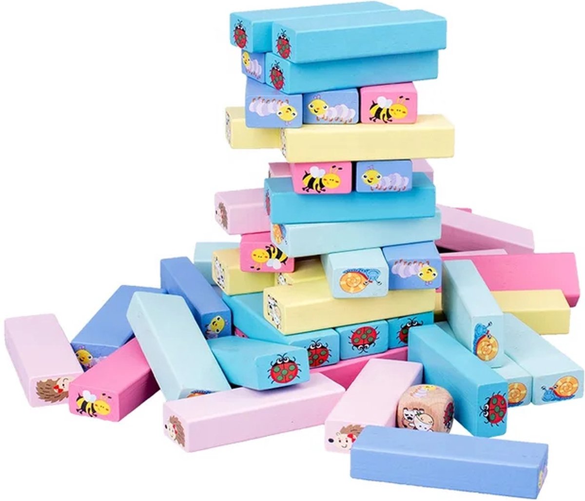 JENGA-Jenga blokken -New Toys Torenspel Houten Stapeltoren - stapel spel - vallende toren_Stack High blocks_wood toys