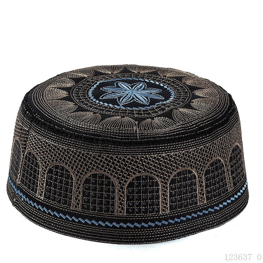 KanDam-2023 Embroidery Muslim Prayer Hats For Men